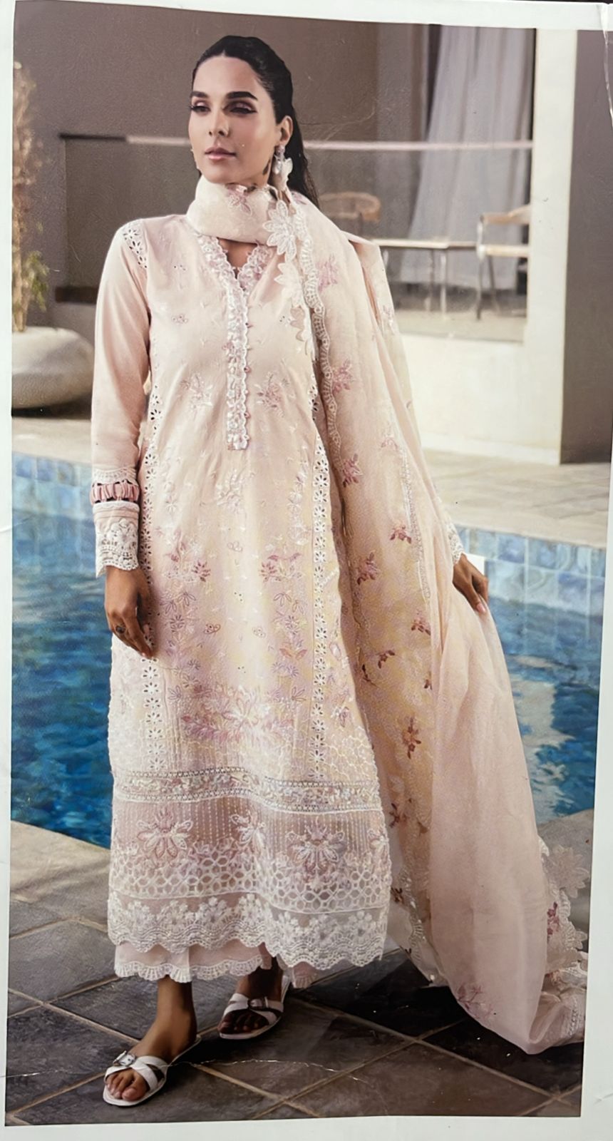 FAIZA FAISAL MARINE Luxury Lawn 25